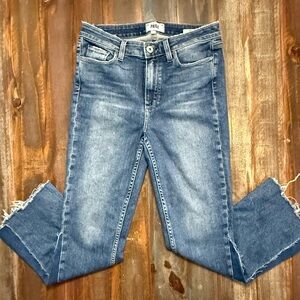 PAIGE Raw Hem Jeans